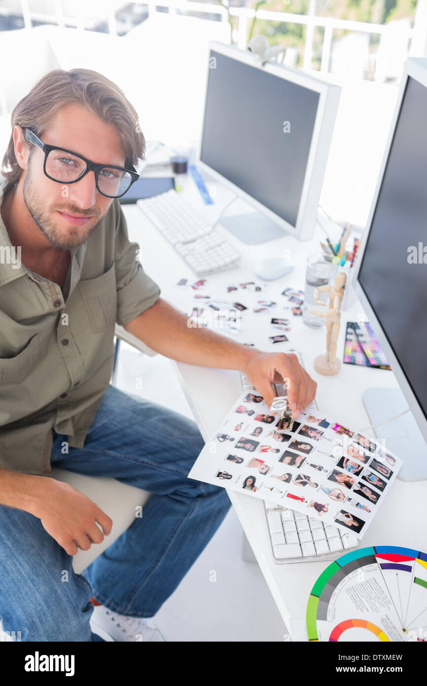 Photo editor at work hi-res stock photography and images - Alamy