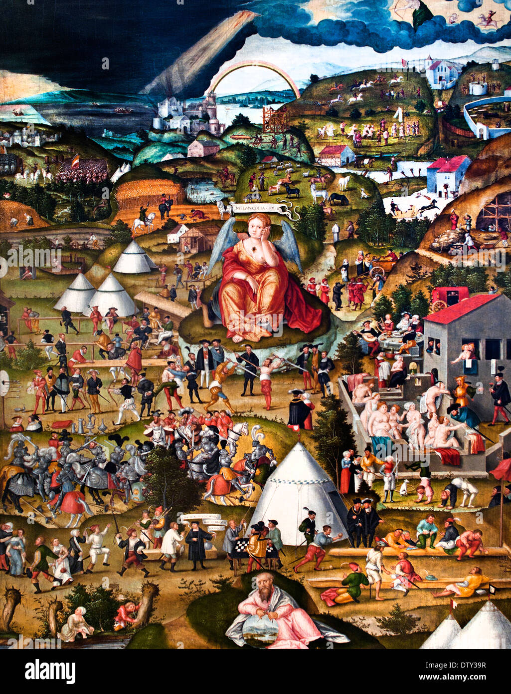 Medieval garden painting hires stock photography and images Alamy