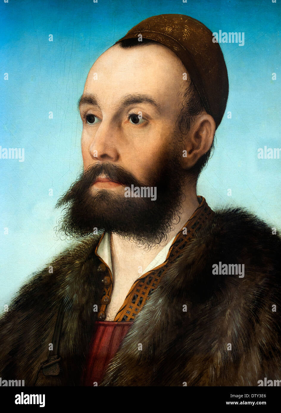 Portrait of Anton Fugger 1525 Hans Maler of Schwaz 1475 - 1530 German Germany Stock Photo