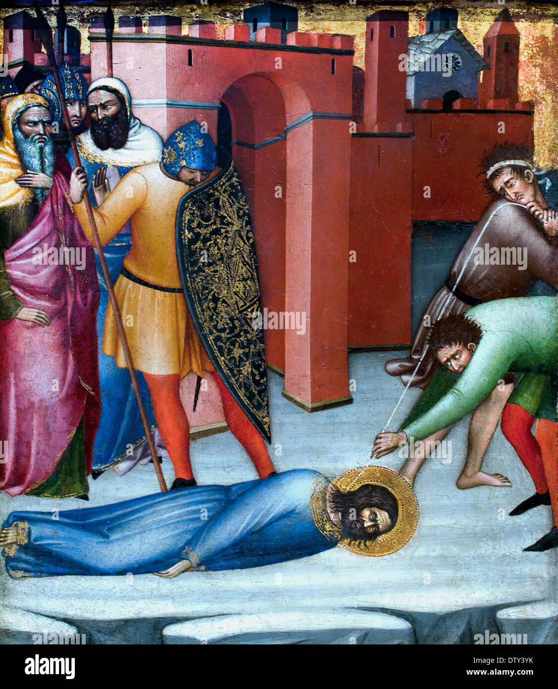 The Martyrdom of Saint James 1403 Taddeo di Bartolo 1362-1422 Siena Italy Italian Stock Photo
