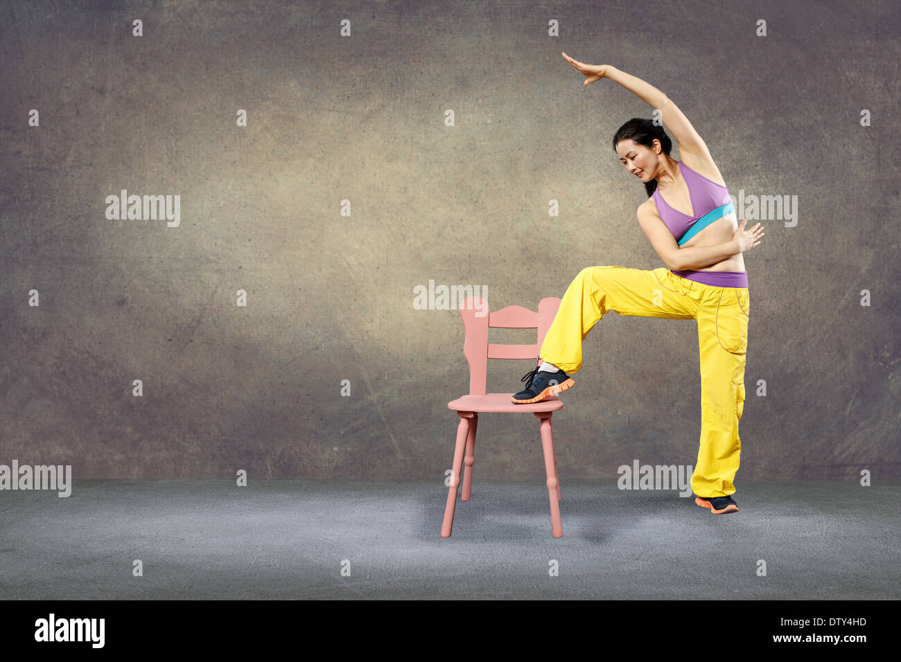 Chair exercise hi-res stock photography and images - Alamy