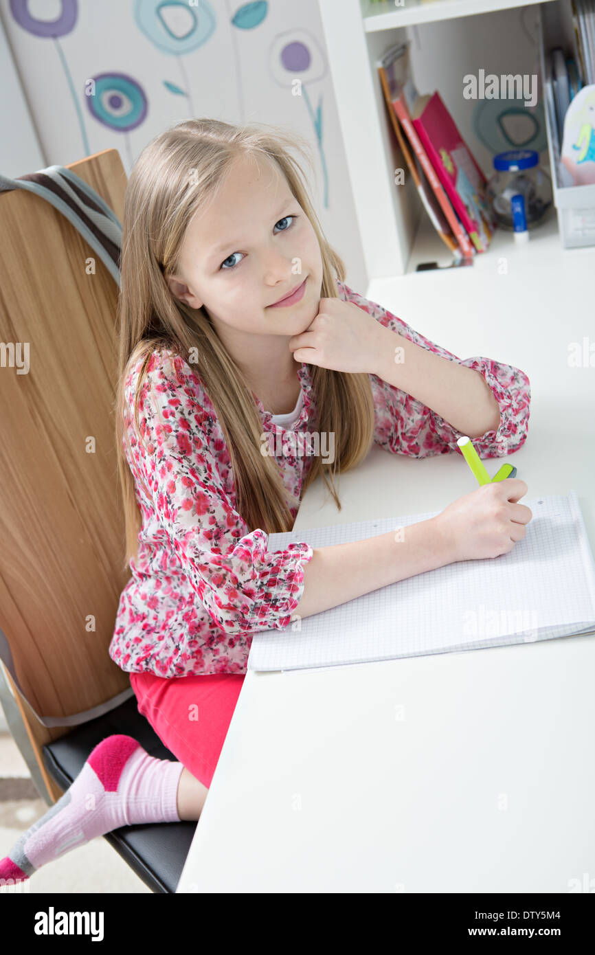teenage girl in the her own room at home Stock Photo Alamy