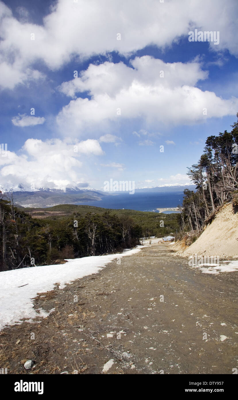 Martial glacier, Ushuaia, Tierra del Fuego island, Argentine Stock Photo