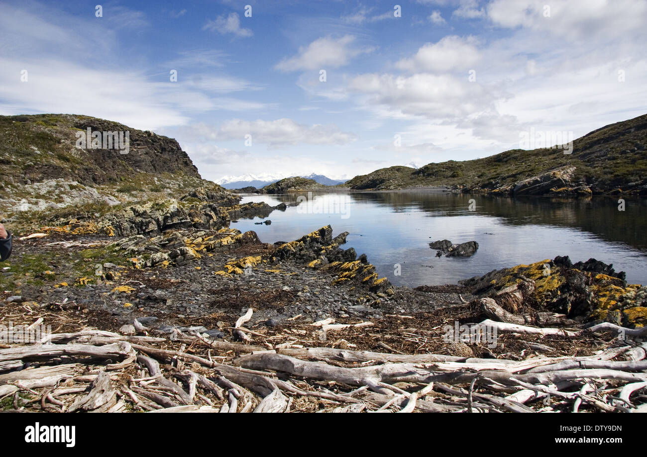 H island, Ushuaia, Tierra del Fuego island, Argentine Stock Photo