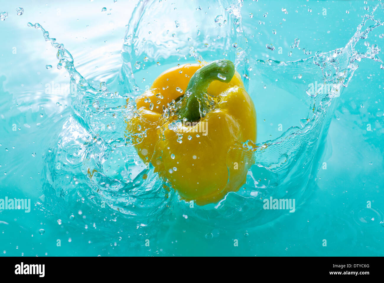 Water and paprika Stock Photo Alamy