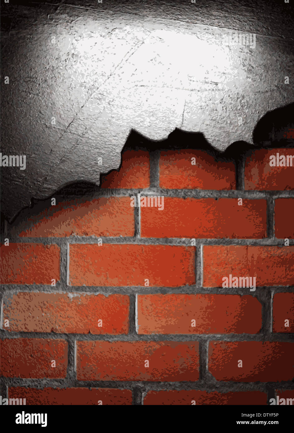 metal and brick background Stock Photo - Alamy - Metallic Decor For Brick Buildings Exterior