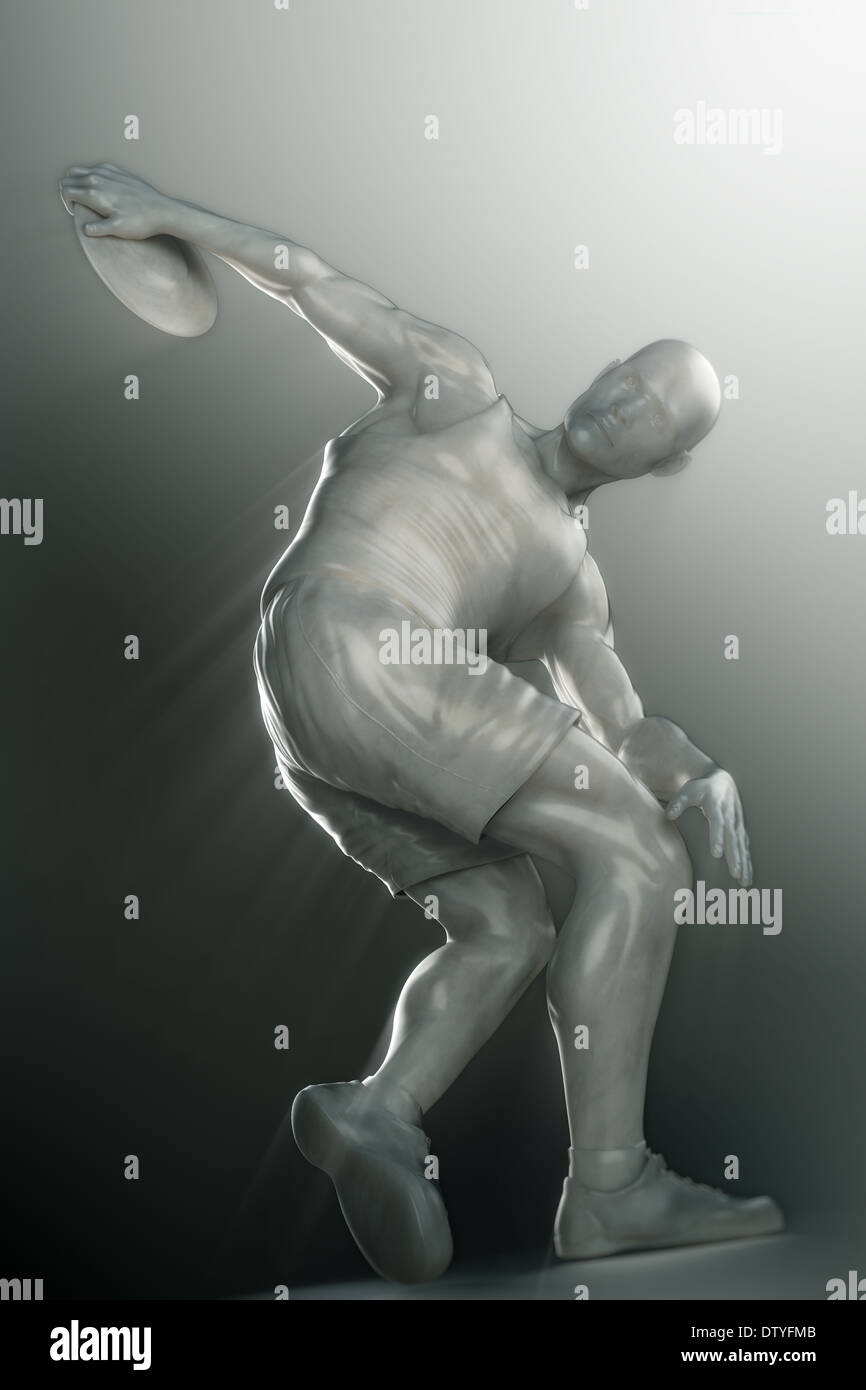 Discus thrower statue hires stock photography and images Alamy