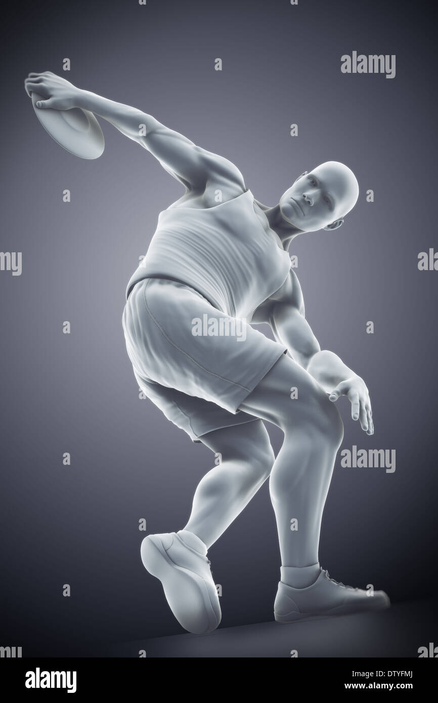 Discus thrower in olympic games hires stock photography and images Alamy