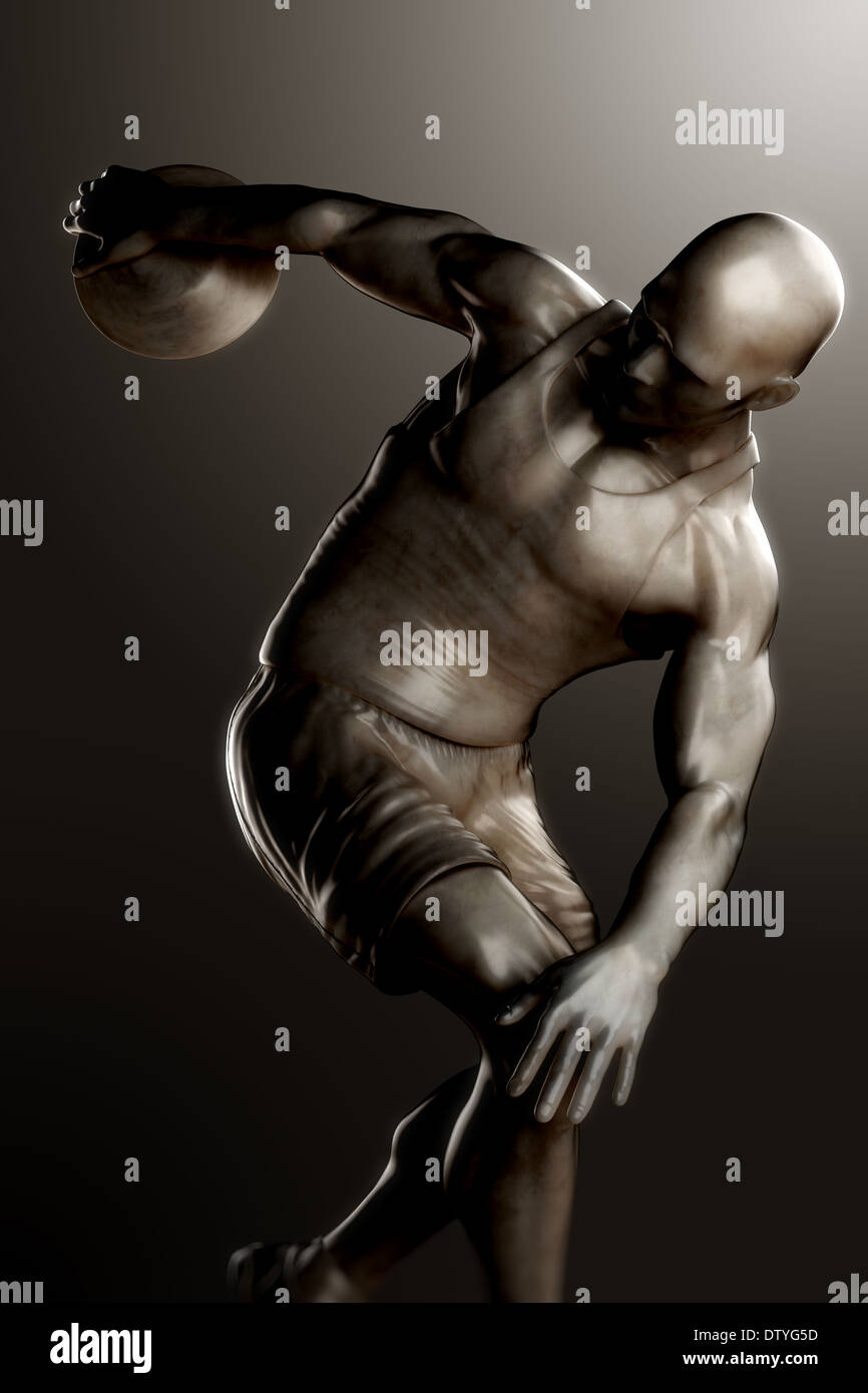 Discus thrower statue hires stock photography and images Alamy