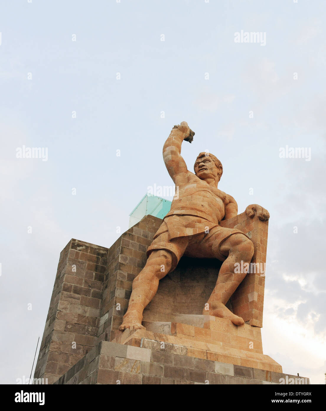 Pipila monument statue in Guanajuato, Guanajuato State, Mexico Stock