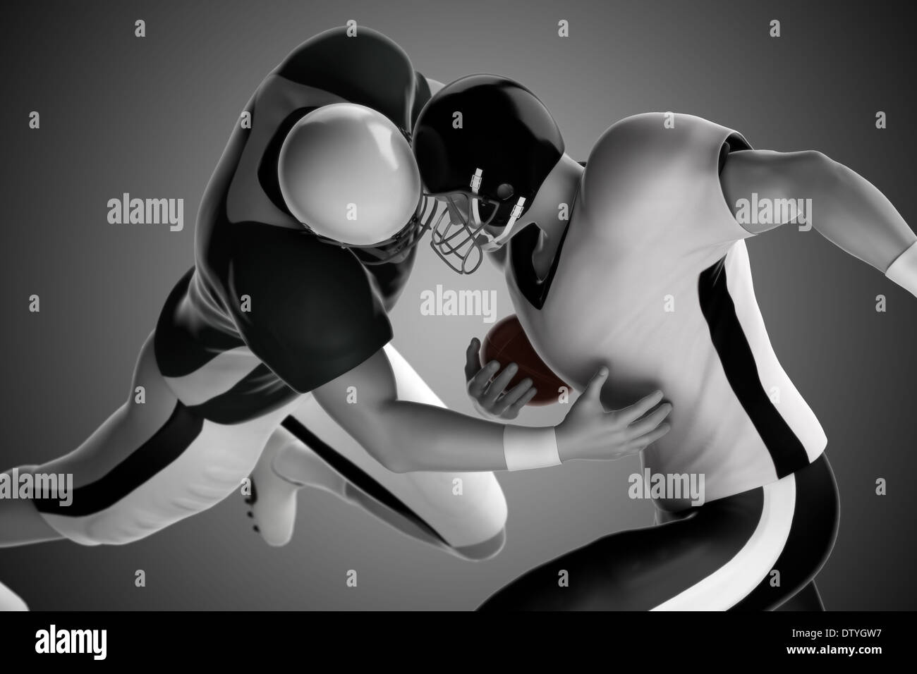 Helmet to helmet collision football hi-res stock photography and images ...