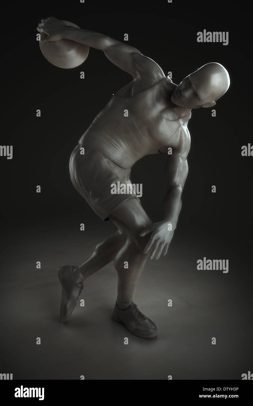 Discus thrower statue hires stock photography and images Alamy