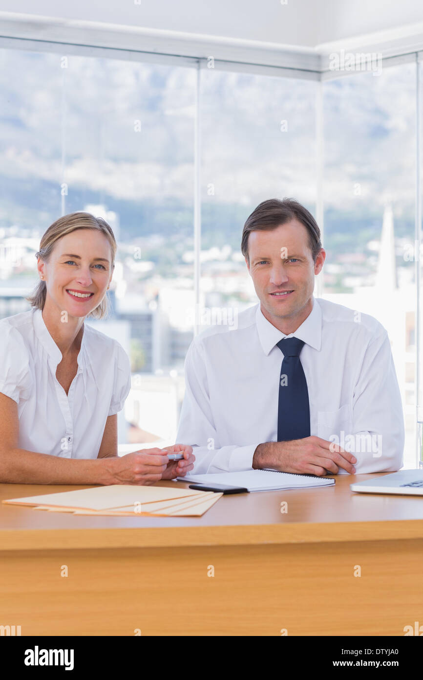 Cheerful business people posing together Stock Photo - Alamy
