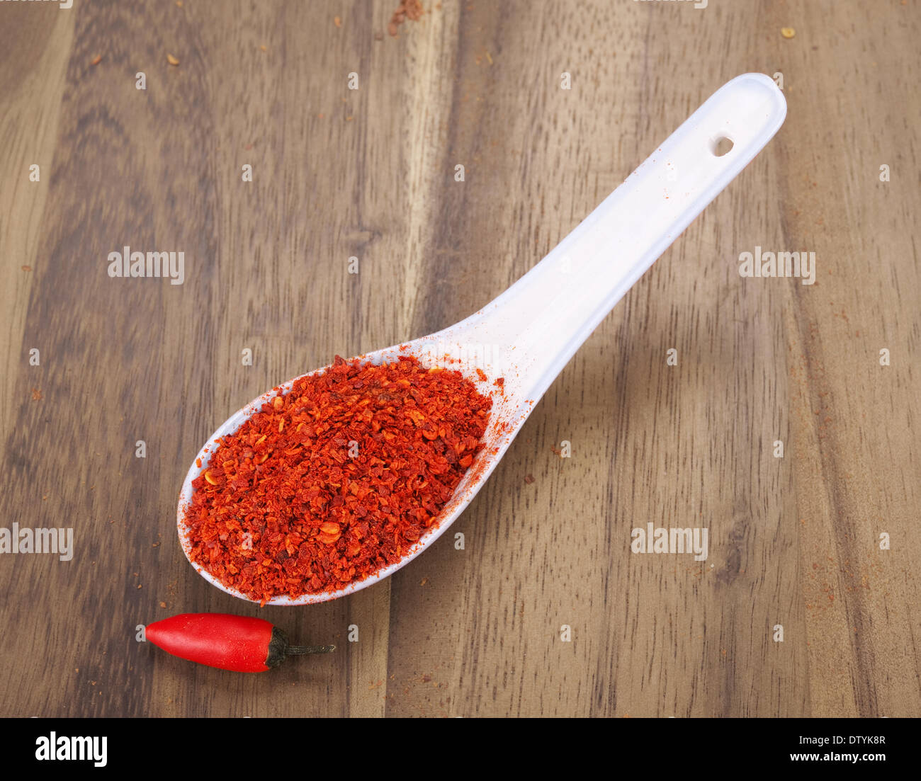 Crushed red hot chili peppers Stock Photo Alamy