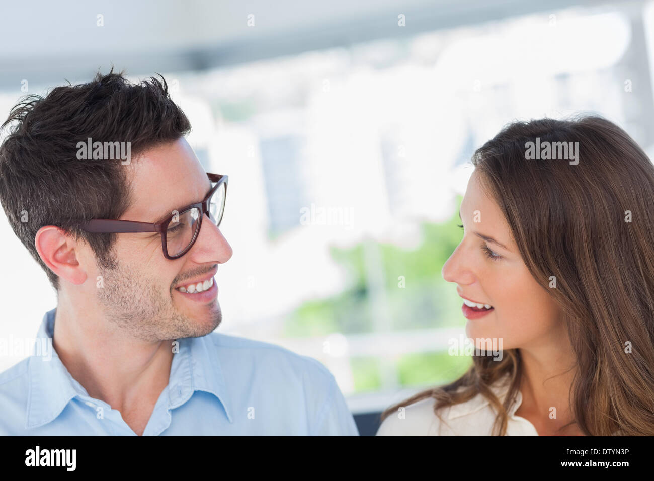 Looking at each othe hi-res stock photography and images - Alamy