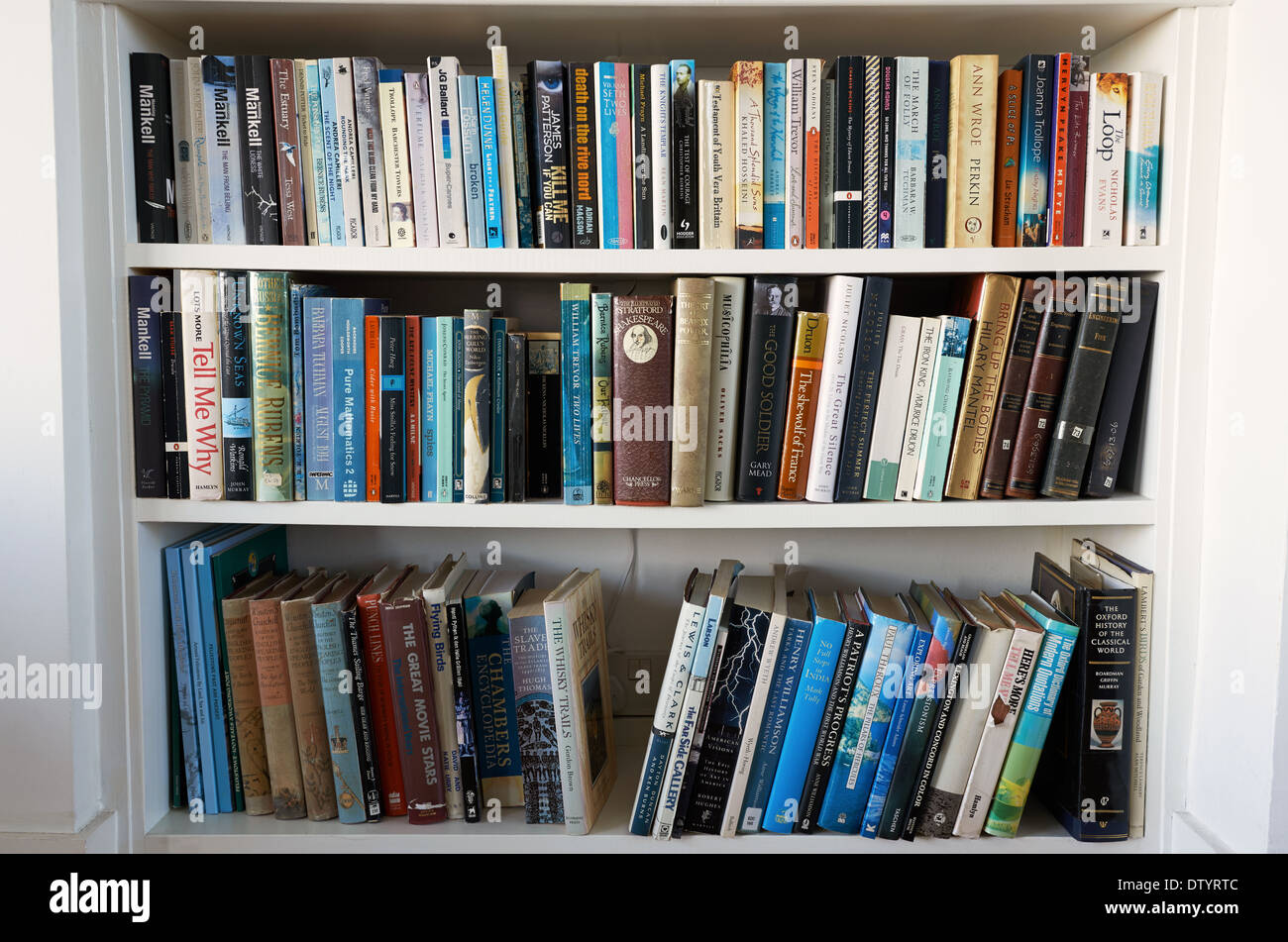 Bookshelf Stock Photo Alamy
