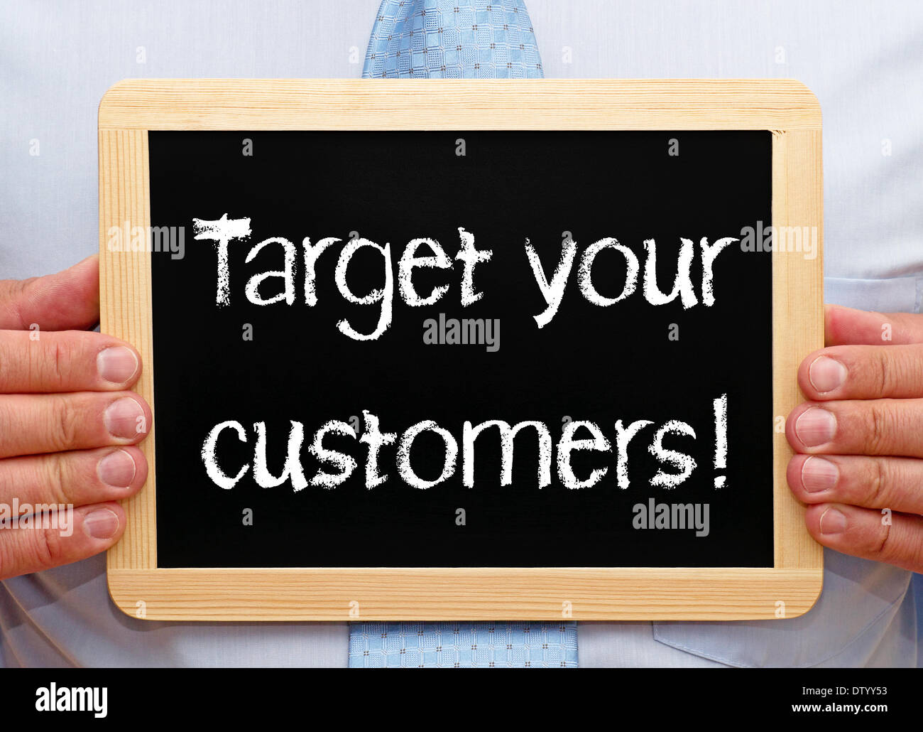 Target your customers ! Stock Photo Alamy
