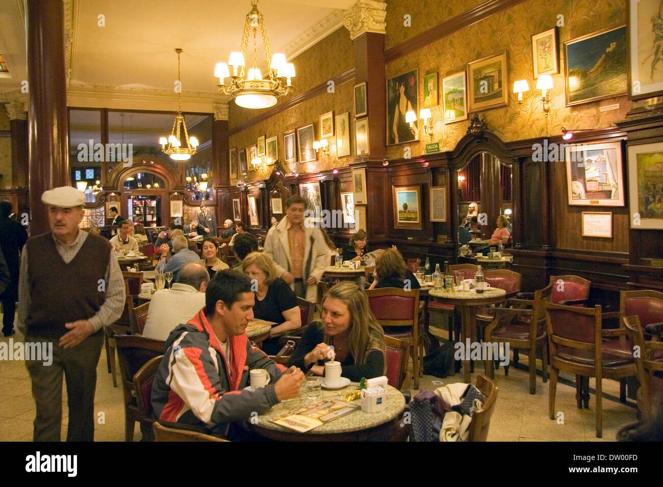 cafe tortoni, buenos aires, argentine Stock Photo