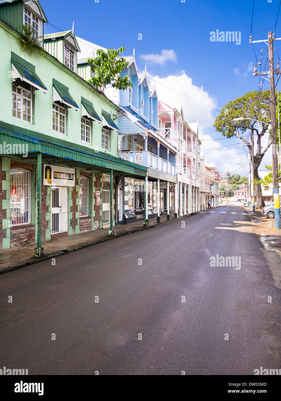 Castries Saint Lucia Street Stock Photos Castries Saint - 