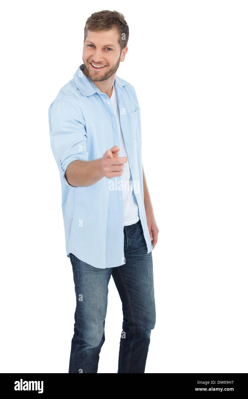 Smiling young model Stock Photo - Alamy