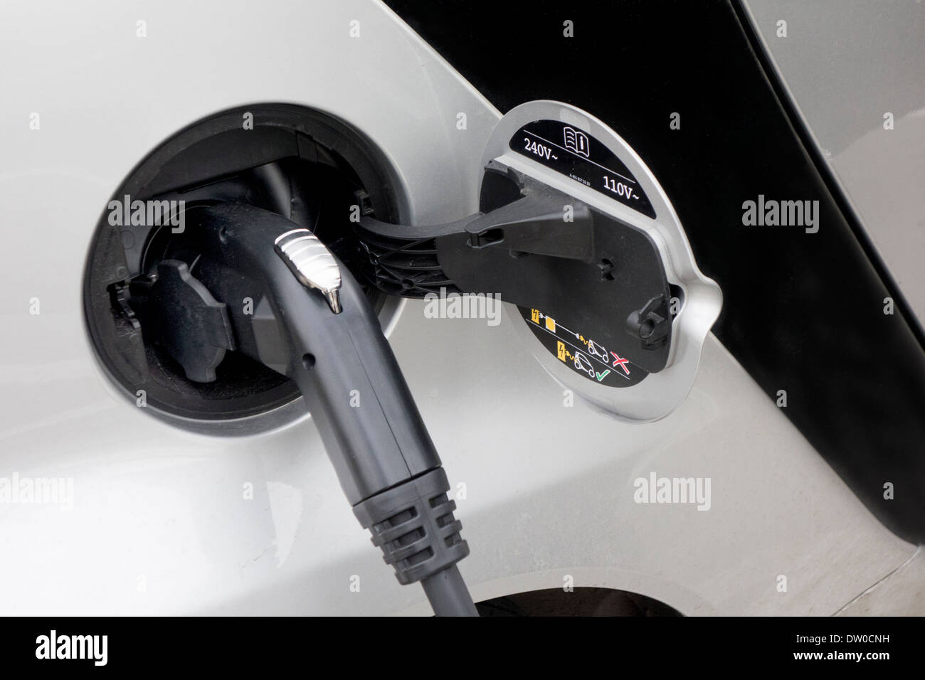 electric vehicle charging station in Brooklyn NYC Stock Photo Alamy