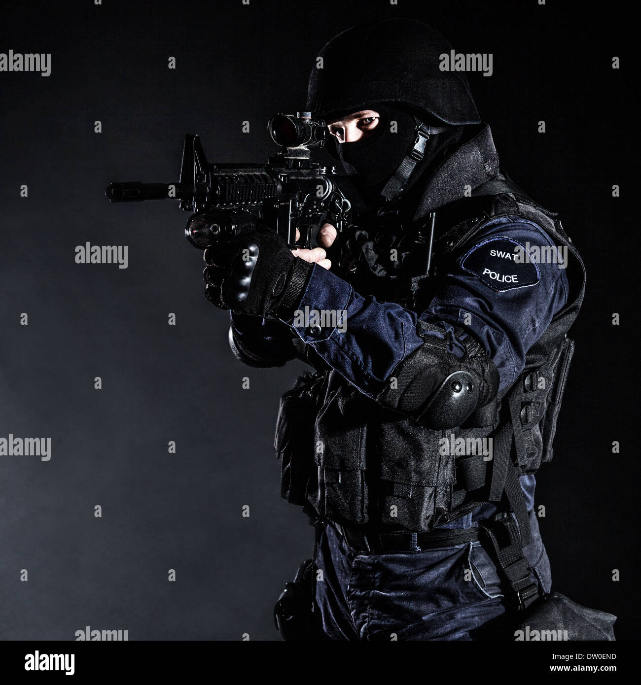SWAT officer Stock Photo