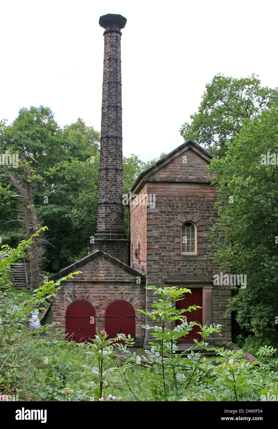 Leawood Pump House Cromford ,Peak District Derbyshire.England Stock Photo