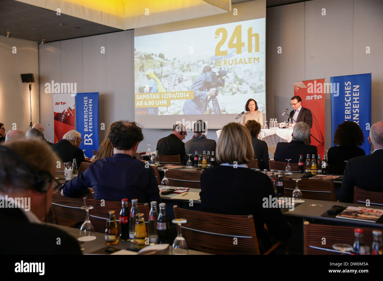 The press spokesperson of German-French TV channel arte, Claude Anne ...