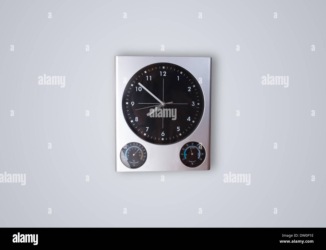 Modern clock with hours and minutes Stock Photo Alamy