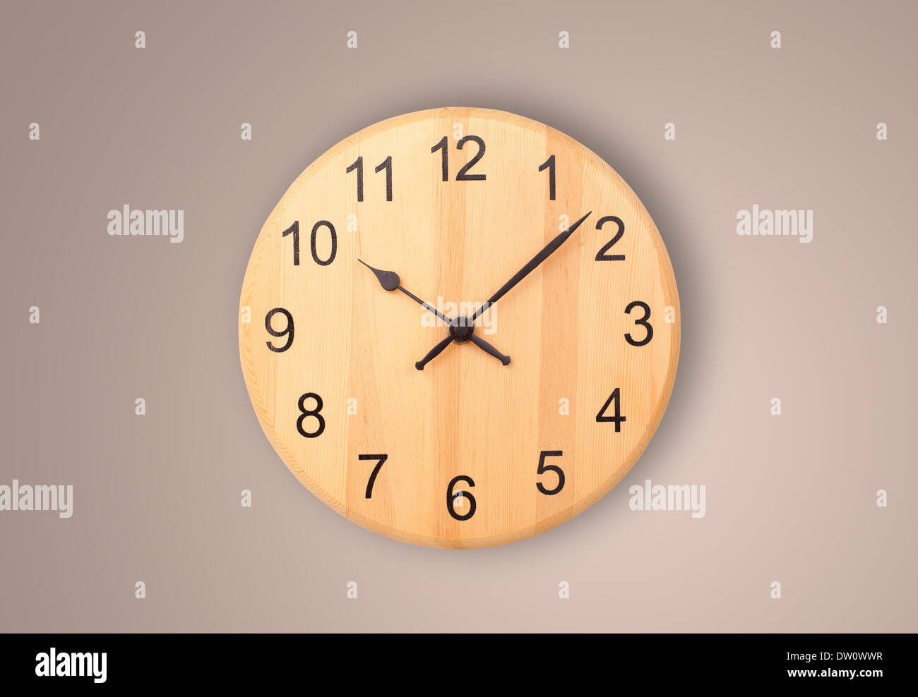 Modern clock with hours and minutes Stock Photo Alamy