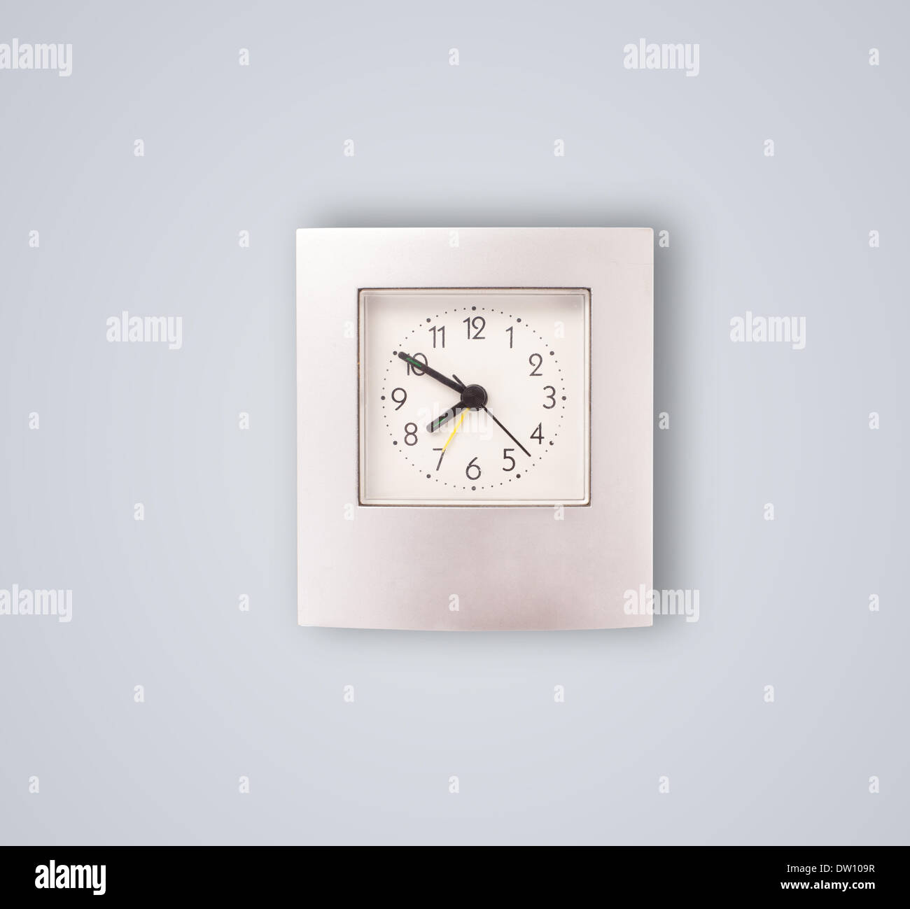 Modern clock with hours and minutes Stock Photo Alamy
