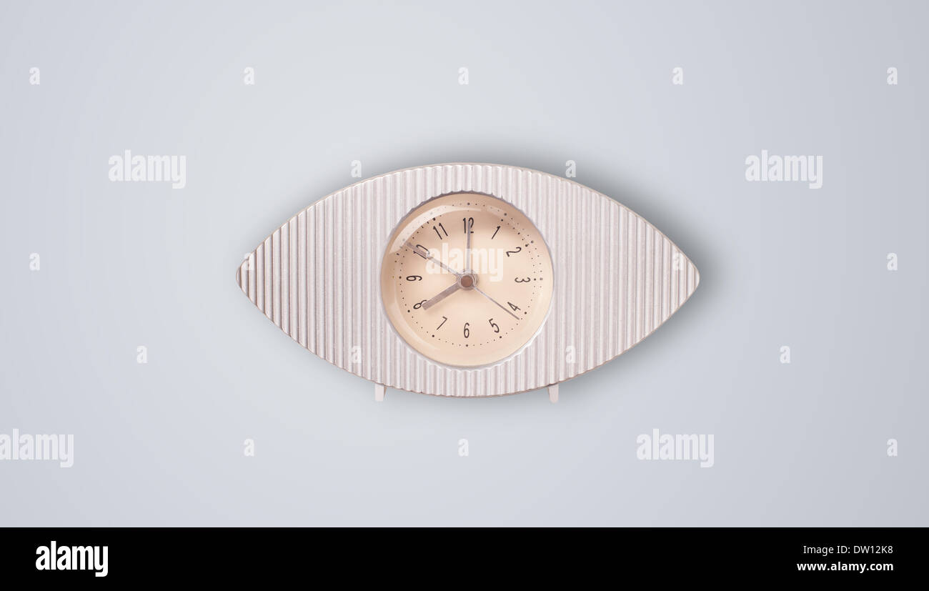 Modern clock with hours and minutes Stock Photo Alamy