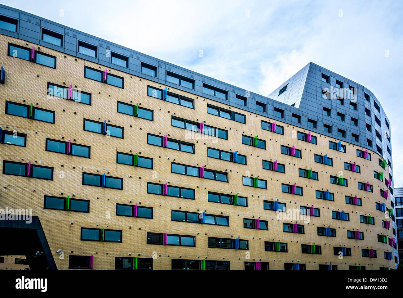 Student accommodation building in Leeds, UK. Stock Photo