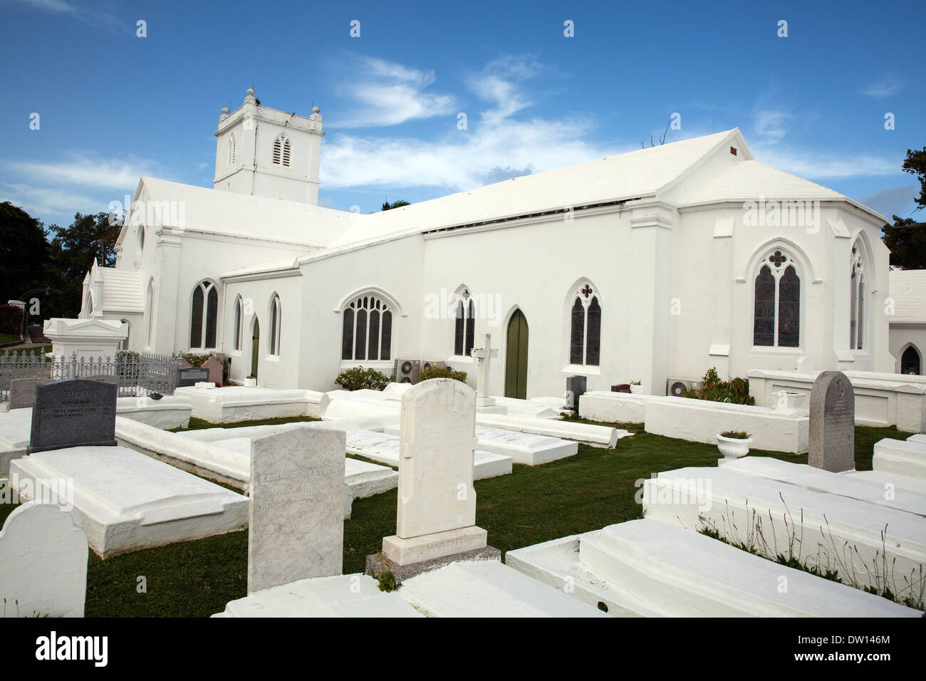 St John's Church Pembroke Parish, Hamilton Bermuda Stock Photo Alamy