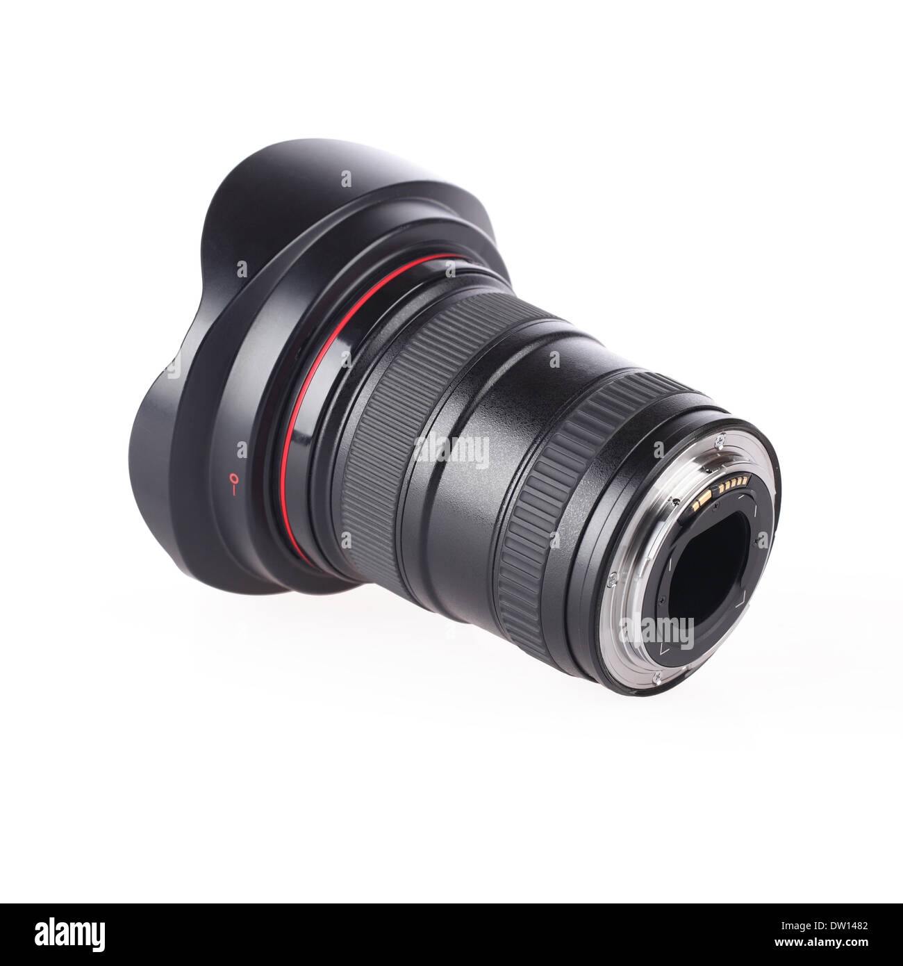 wide angle zoom lens Stock Photo