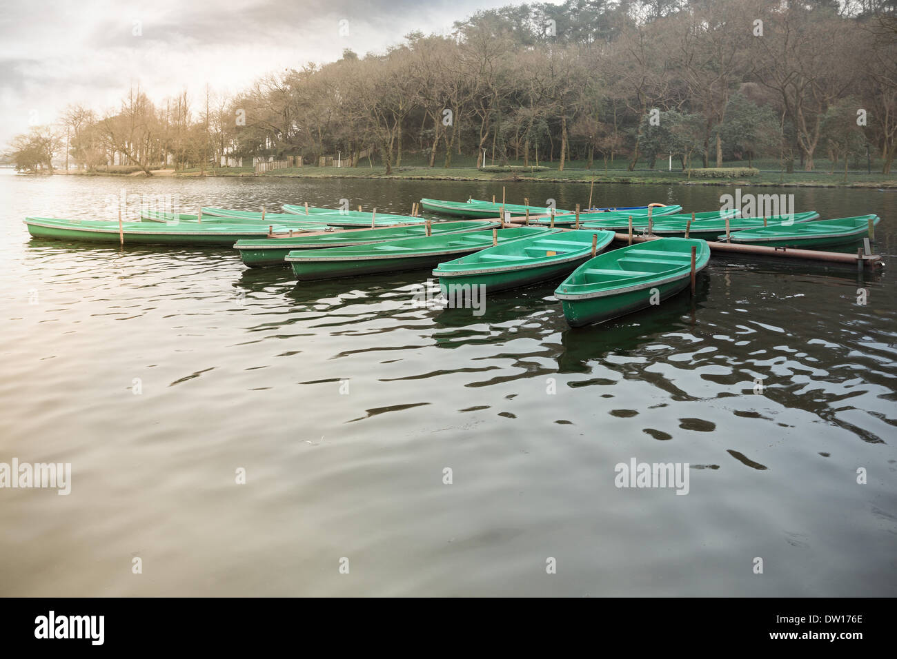 tranquil landscape of the west lake Stock Photo