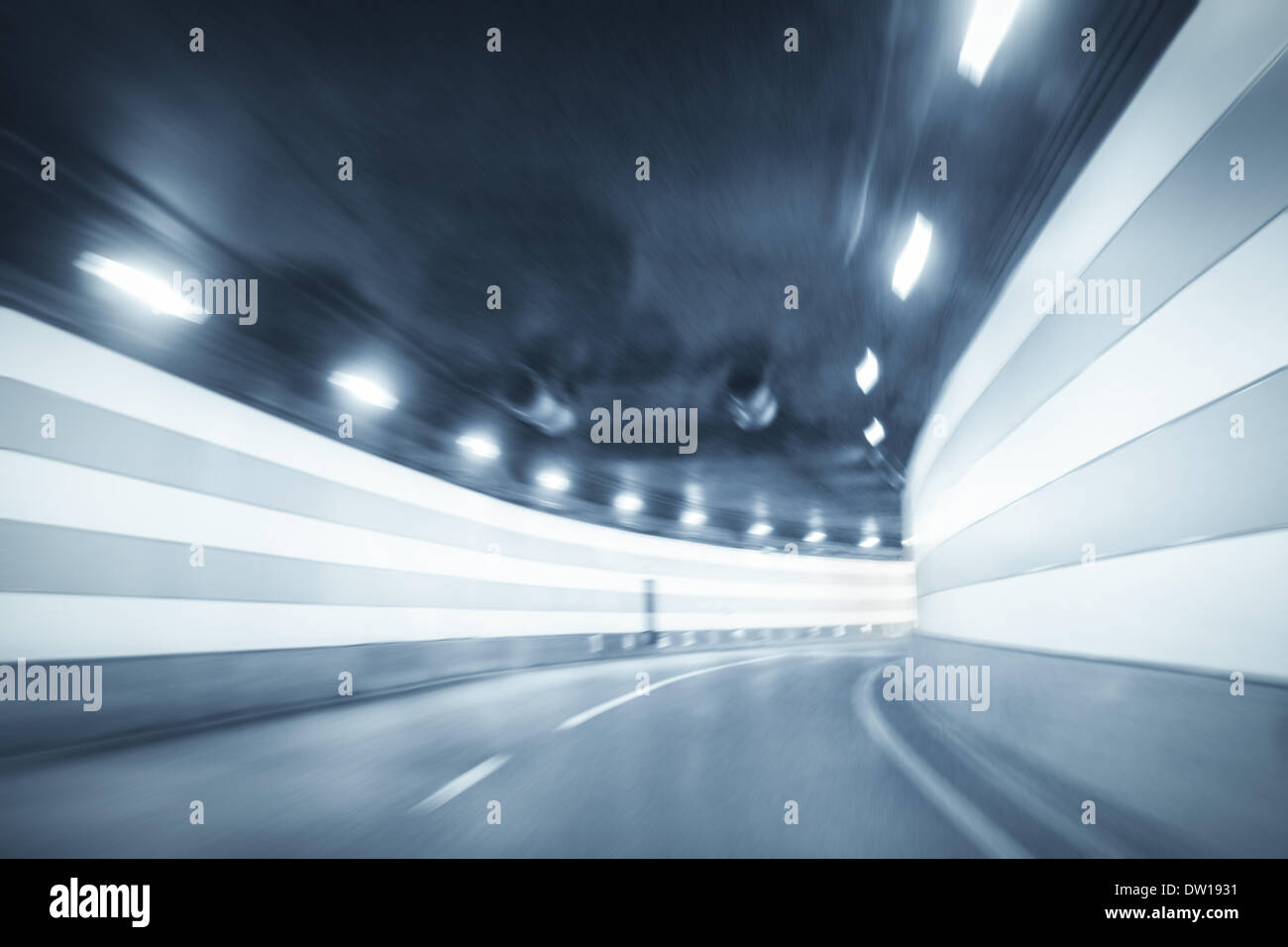 curved tunnel background Stock Photo Alamy