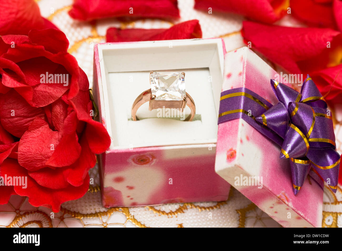 Elegant diamond ring hires stock photography and images Alamy