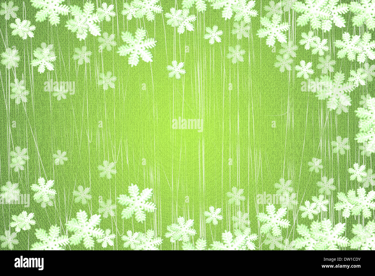 winter snowflake background and frame Stock Photo - Alamy