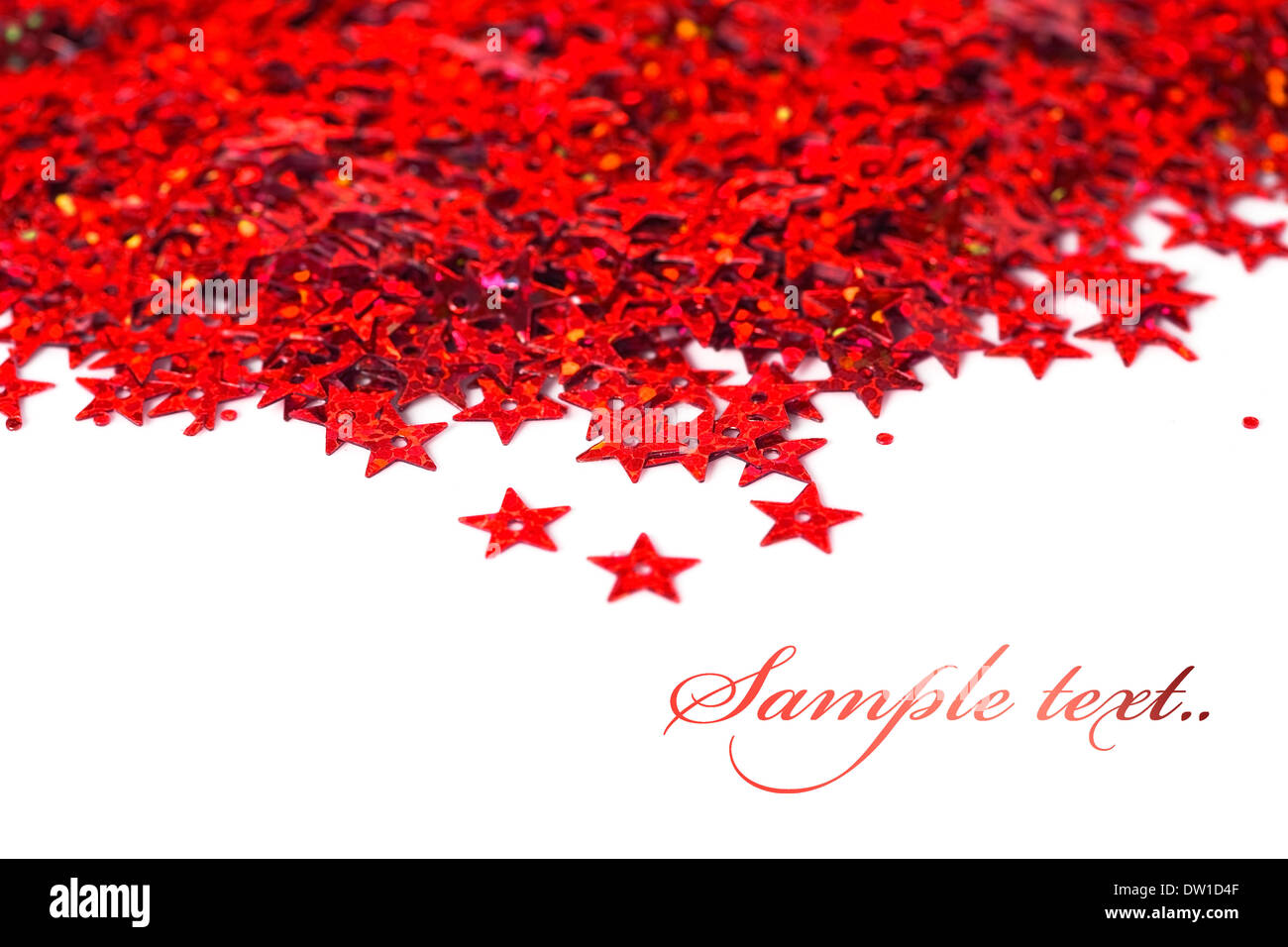 celebration stars on white background Stock Photo - Alamy
