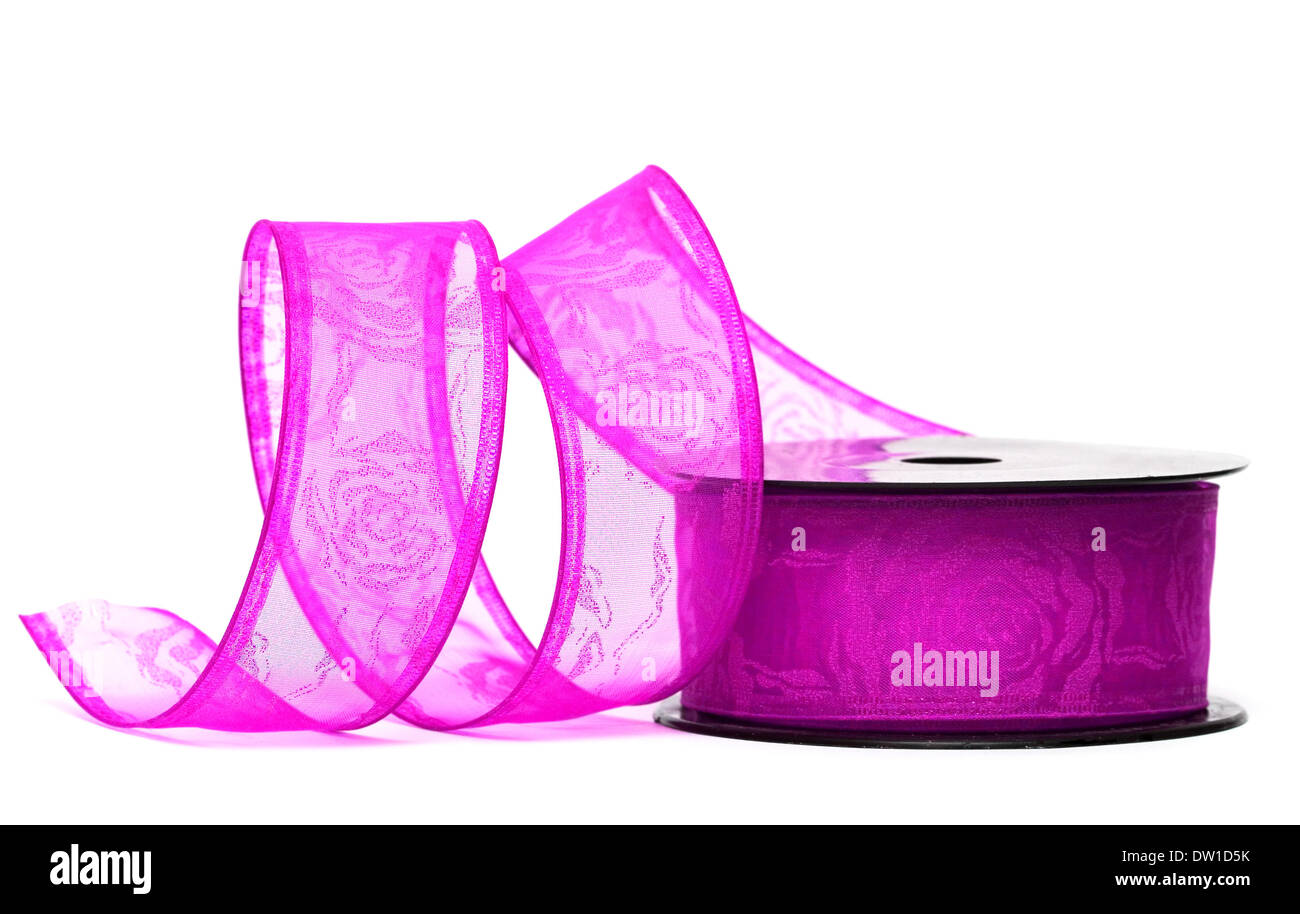 Purple ribbon hi-res stock photography and images - Alamy