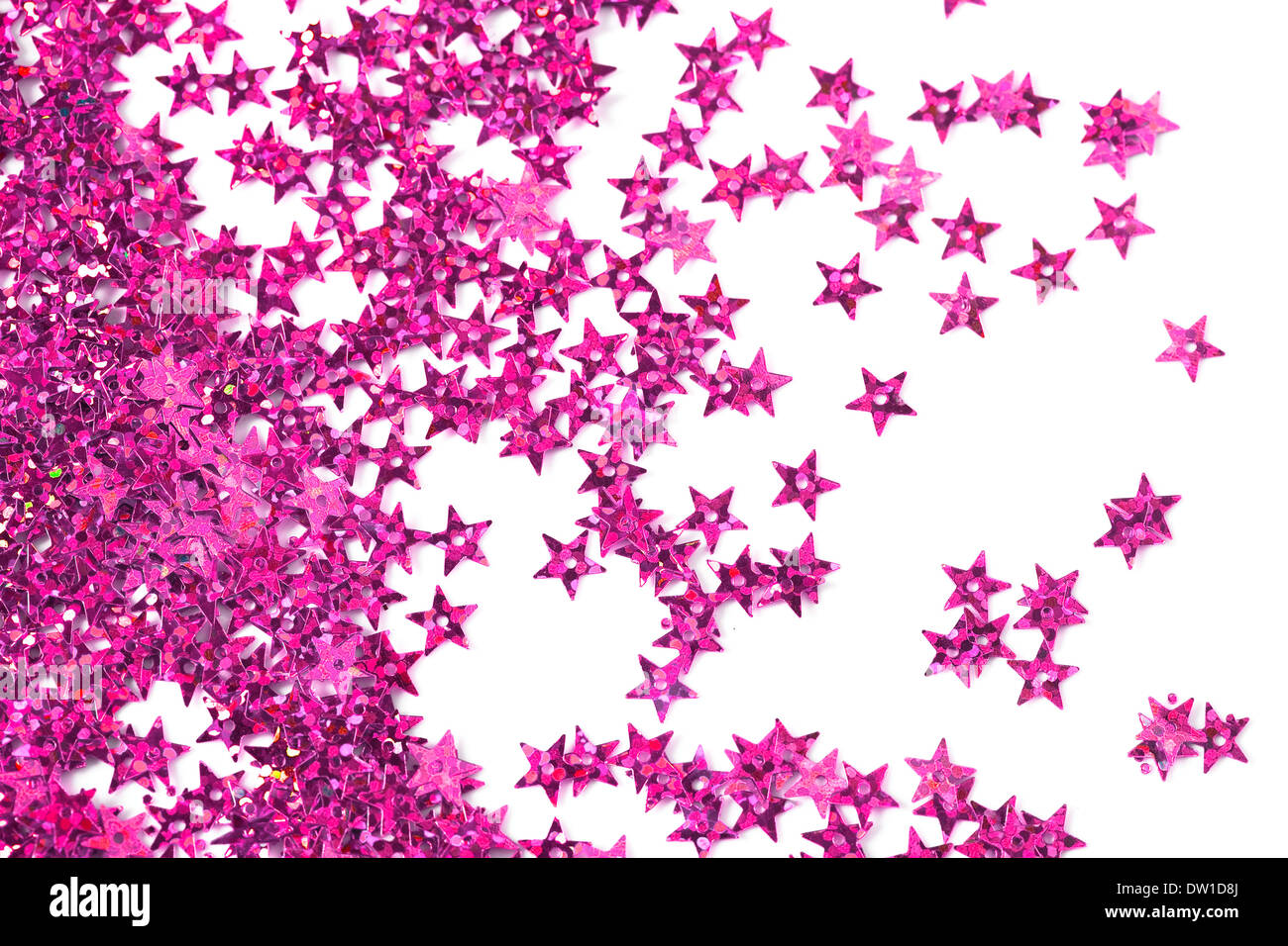 Pink background white stars hi-res stock photography and images - Alamy