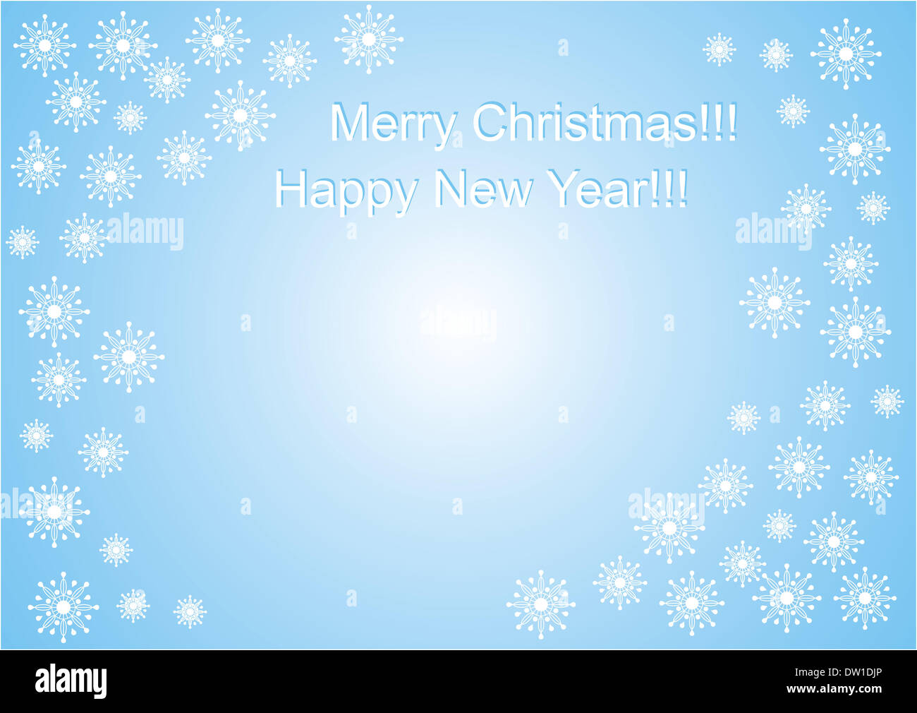 winter snowflake background and frame Stock Photo - Alamy
