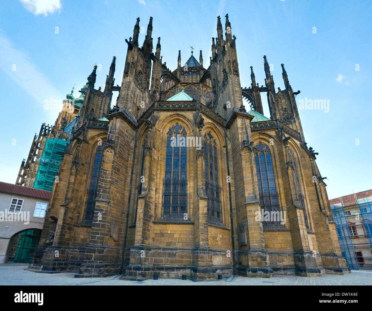 St. Vitus Cathedral , Prague, Czech Republic Stock Photo