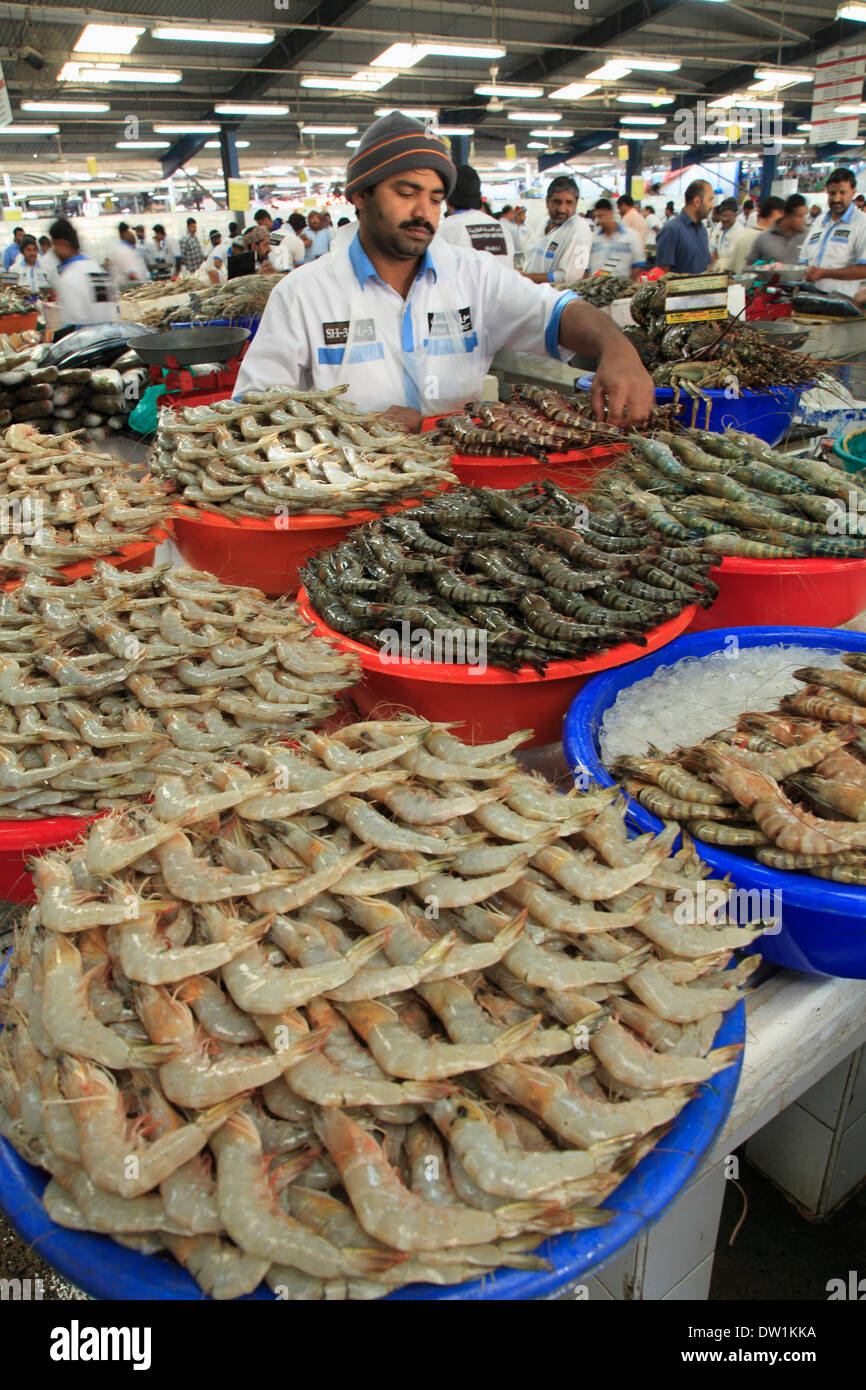 United Arab Emirates, Dubai, Deira, Fish Market Stock Photo Alamy