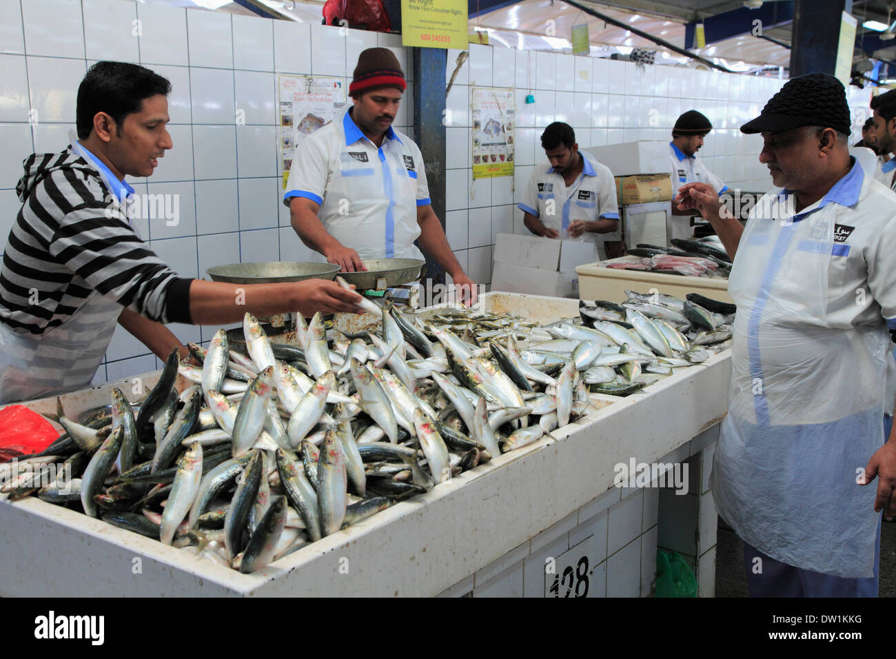 United Arab Emirates, Dubai, Deira, Fish Market Stock Photo Alamy