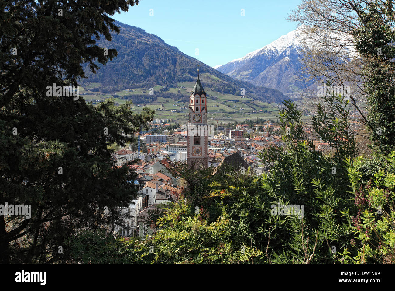 meran urbanscape Stock Photo