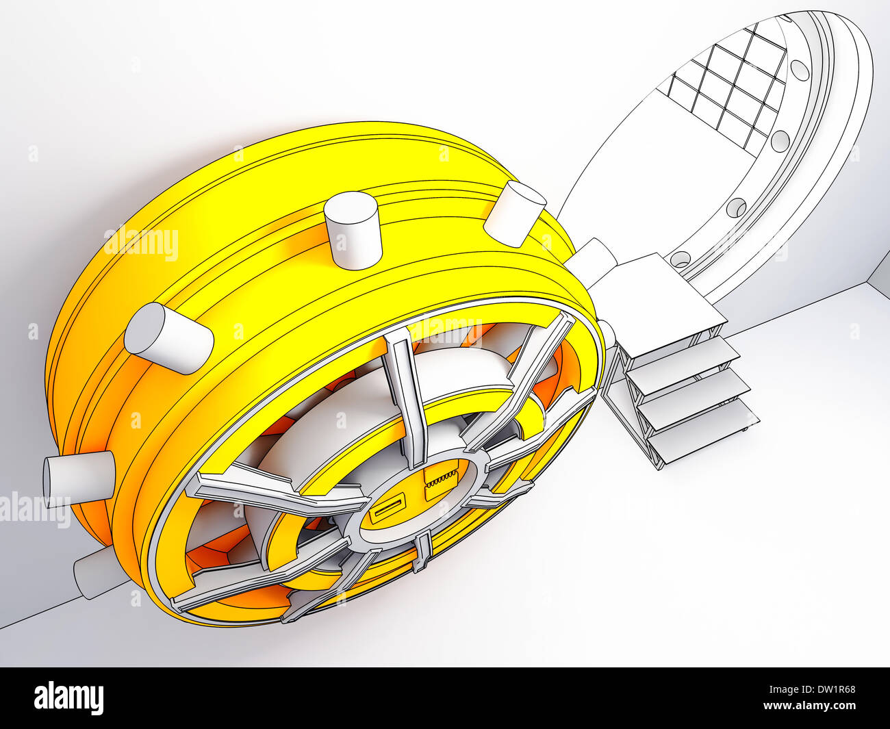 Bank Vault Door Stock Photo Alamy