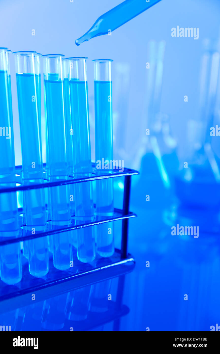 Laboratory glass, Chemistry science formula Stock Photo Alamy