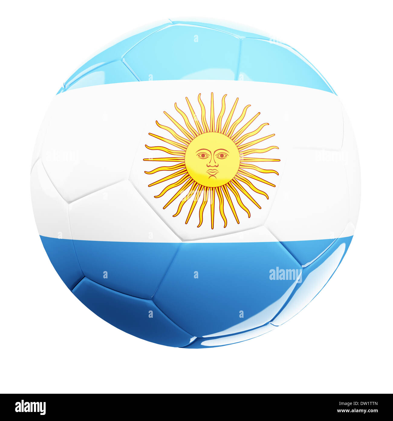 argentina soccerball Stock Photo